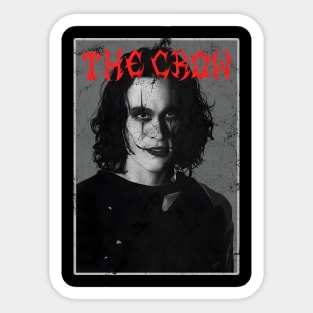 The Crow Vintage Poster 90s Sticker